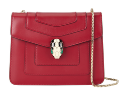 Small Serpenti, Leather, Red, 2511515Y, DB/M/RC, 3*